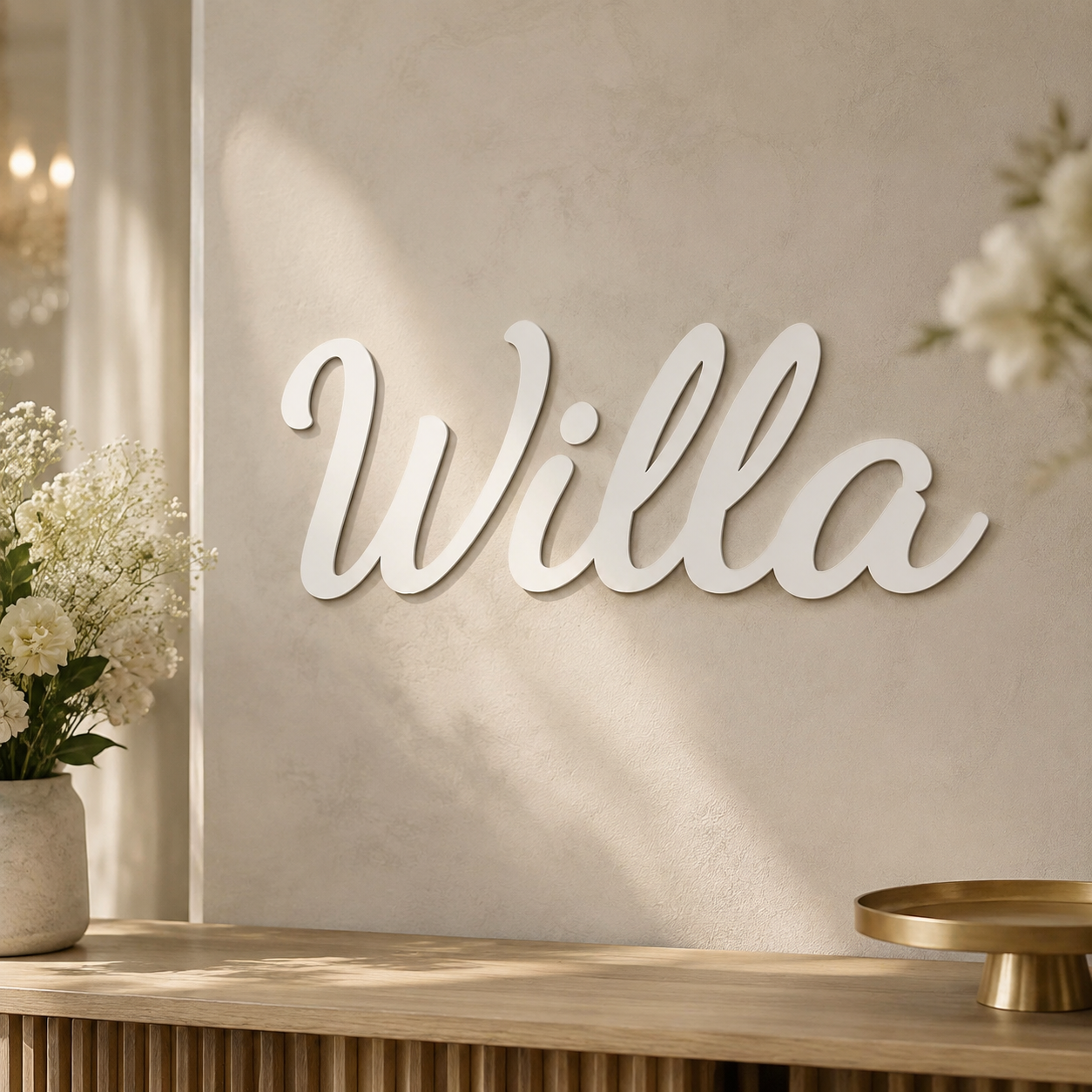 Custom acrylic letters by Hello You Company