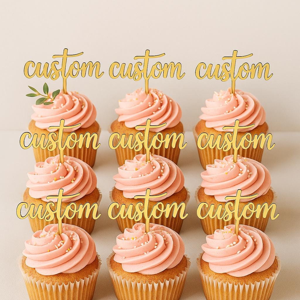 Bulk Custom Cake Toppers