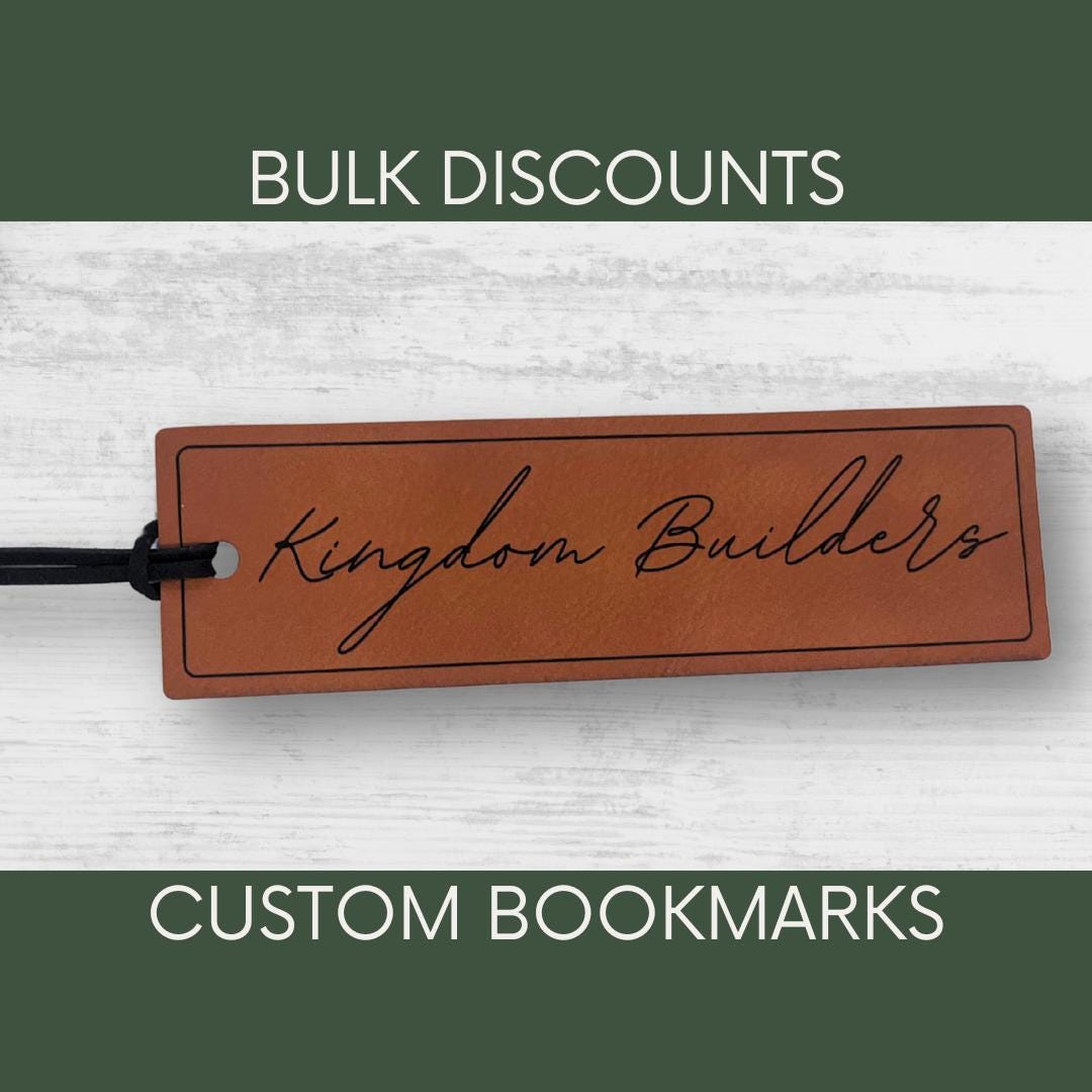 Personalized Engraved Bookmarks | Bulk Orders Available