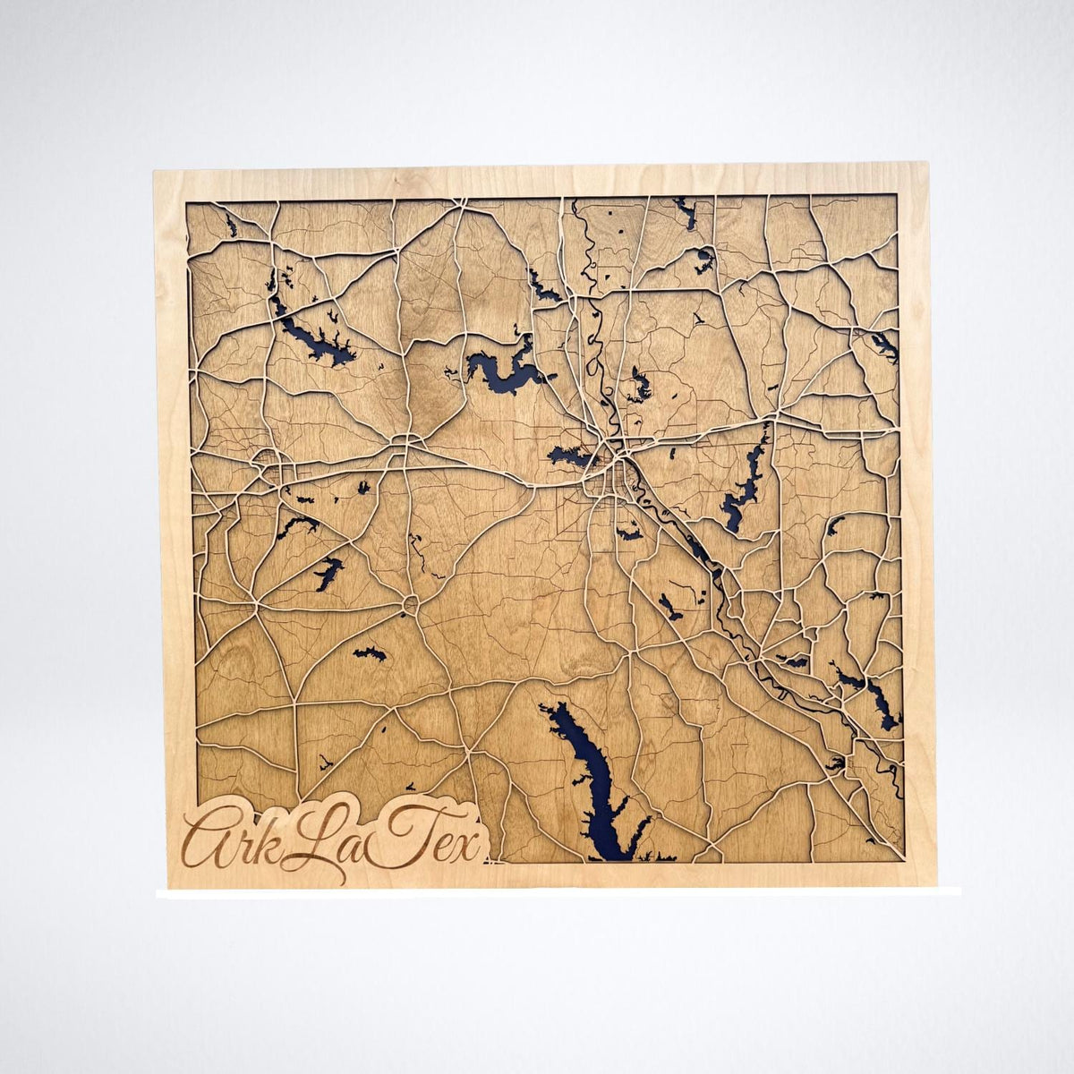 Custom Wood Maps