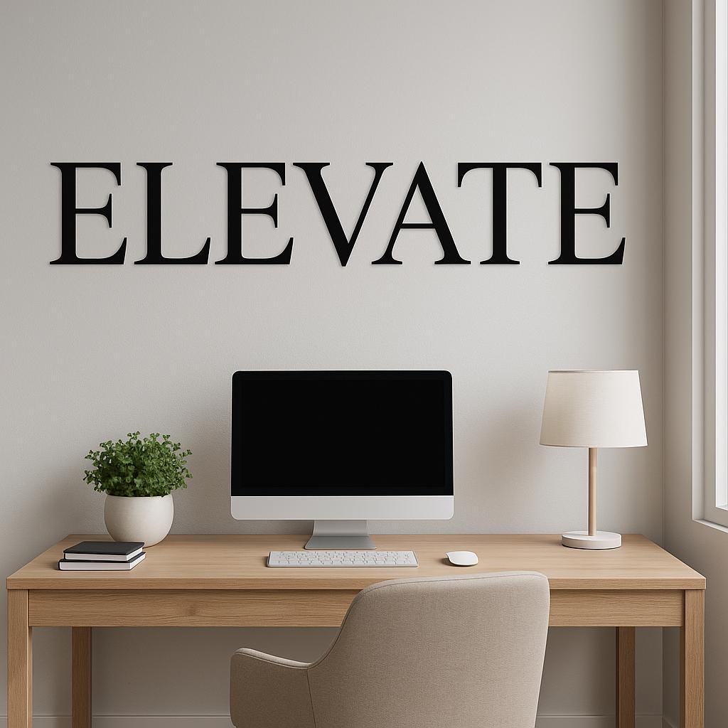 Custom Wood Letters &amp; Acrylic Backed Sign