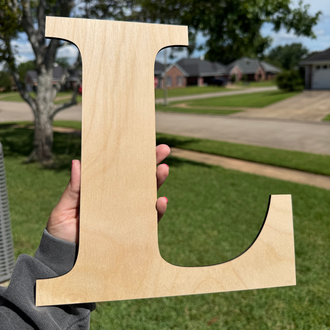 CUSTOM WOOD Letters &amp; Numbers