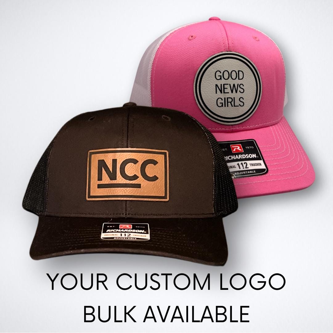 Leatherette Patch Hats