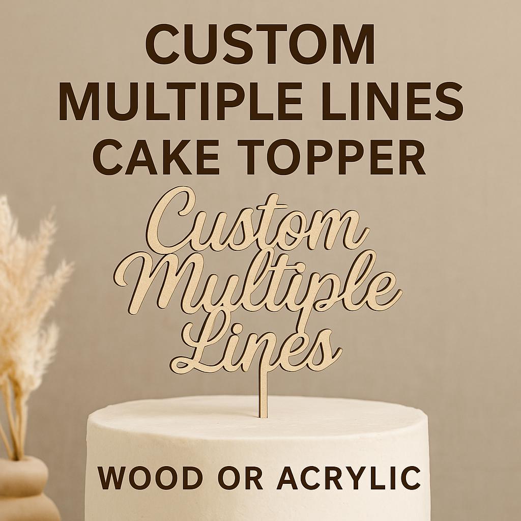 Personalized Cake Topper