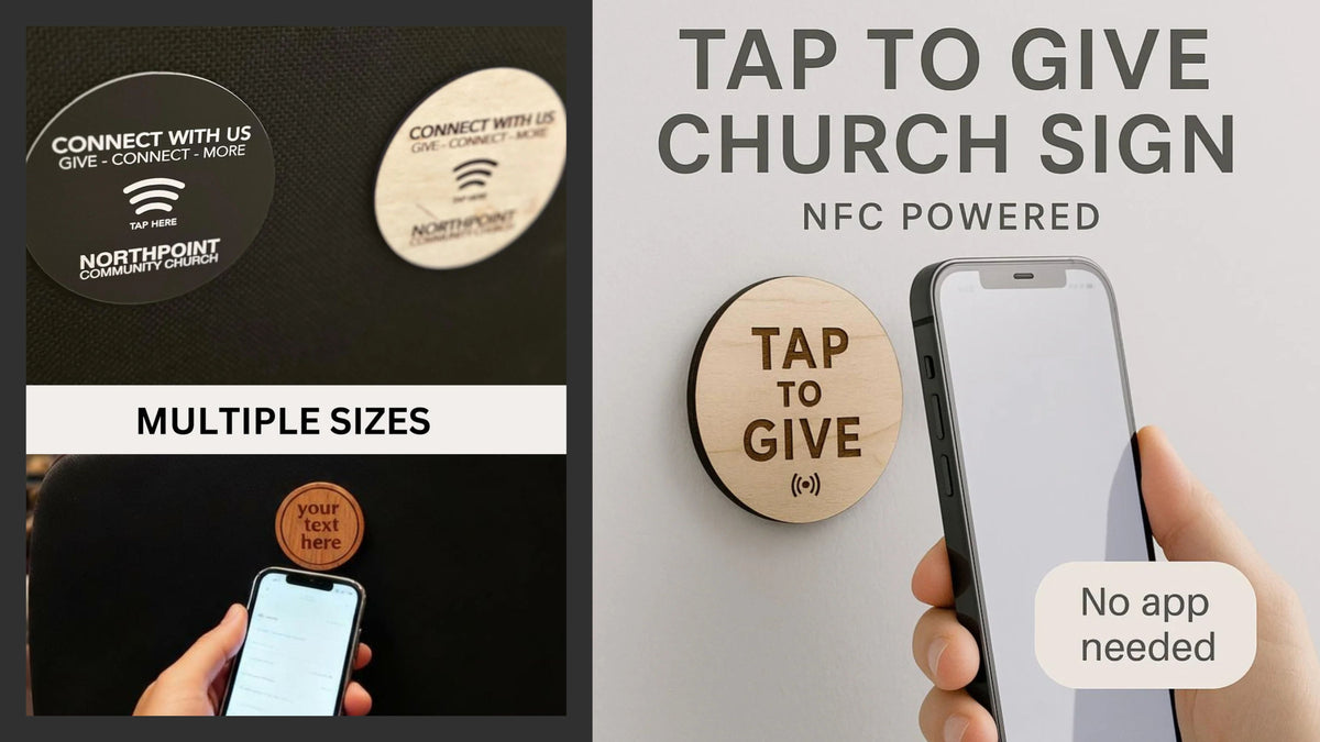 Church NFC Engagement Tap Circles