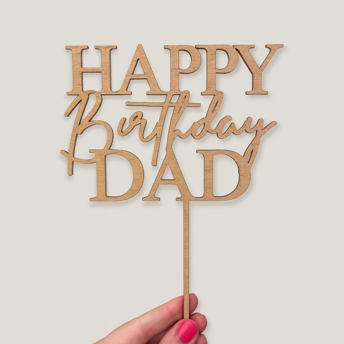 Personalized Birthday Cake Topper