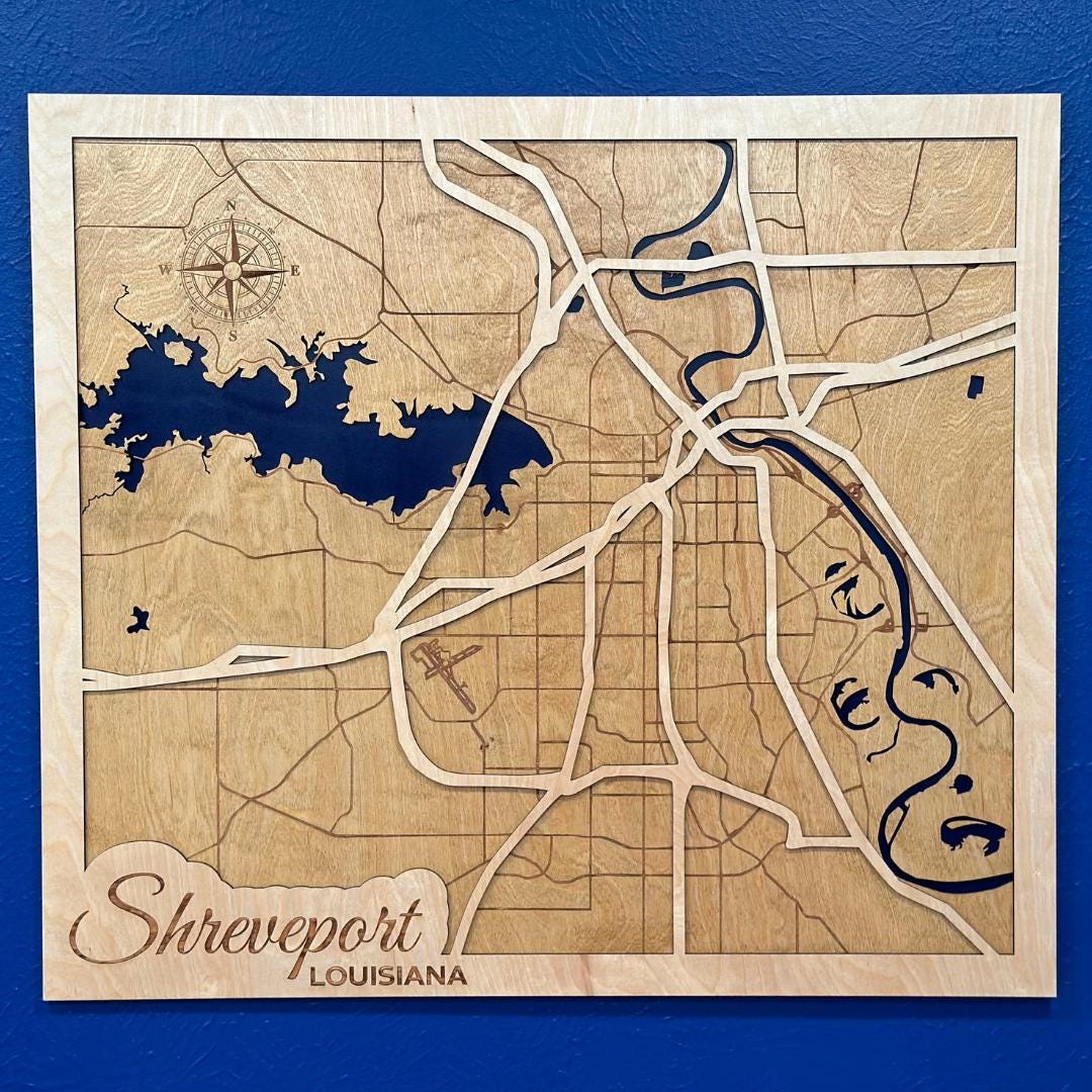 Custom Wood Maps