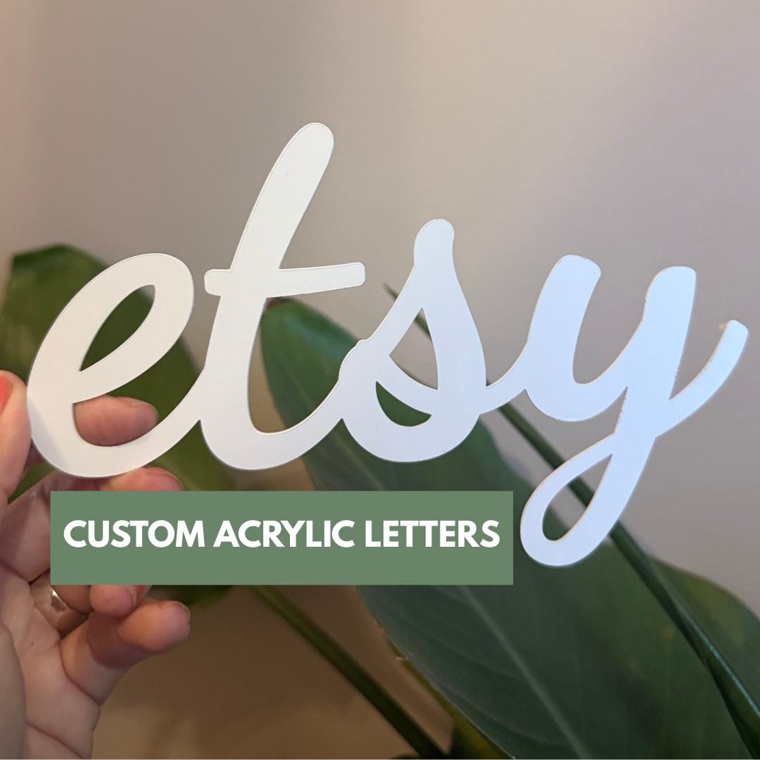 Acrylic Letters &amp; Numbers