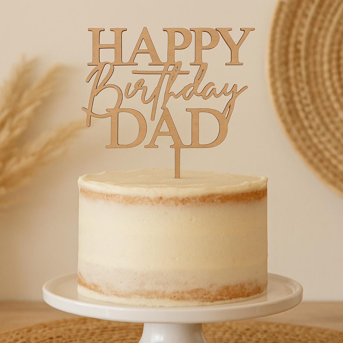 Personalized Birthday Cake Topper