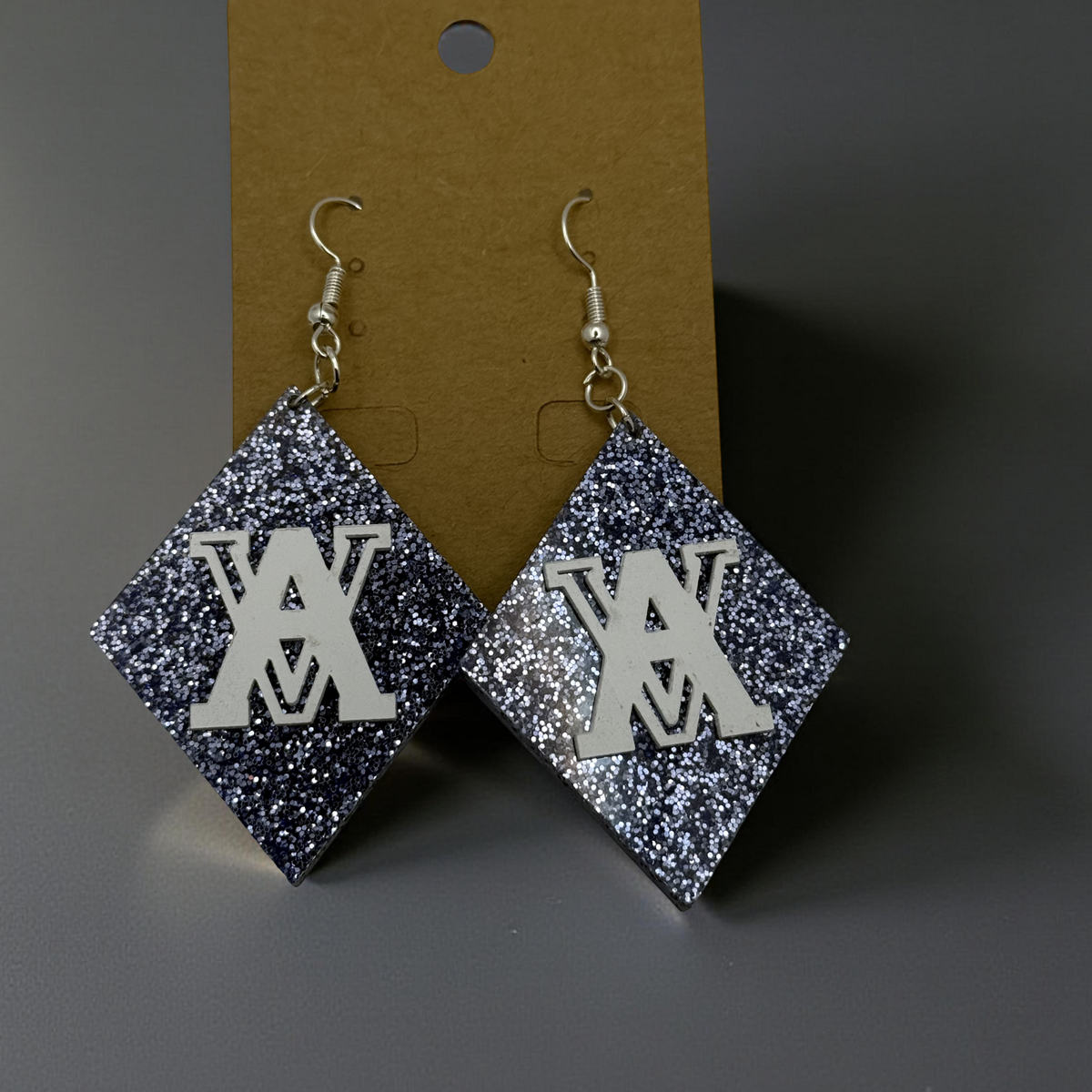 Airline Vikings Diamond Glitter Earrings