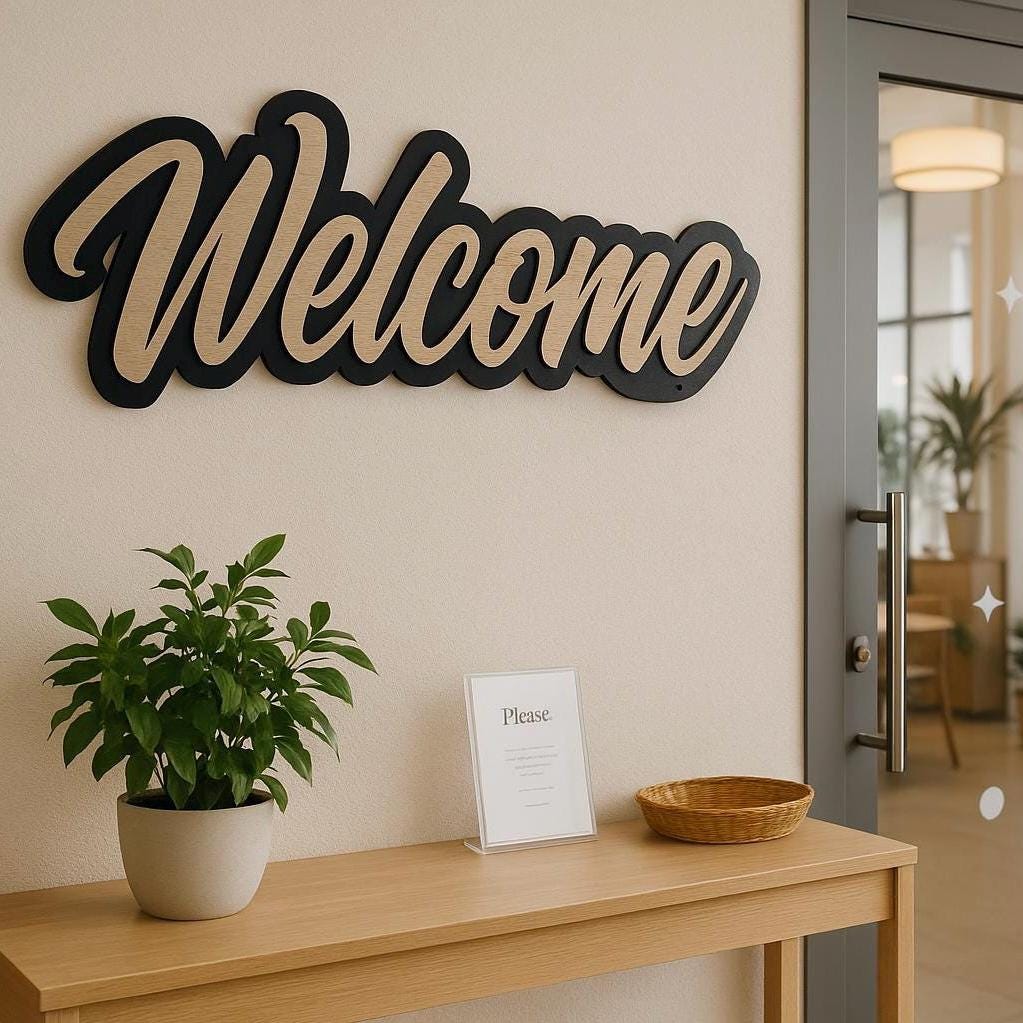 Wooden Letter Sign | 2 Layers
