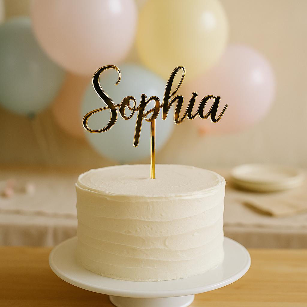 Personalized Cake Topper