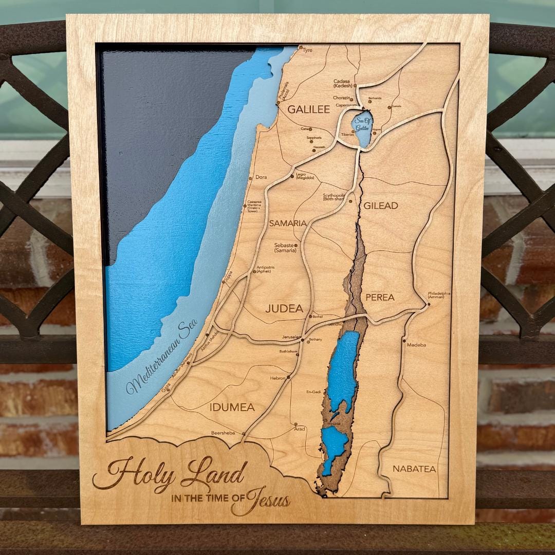 Custom Wood Maps