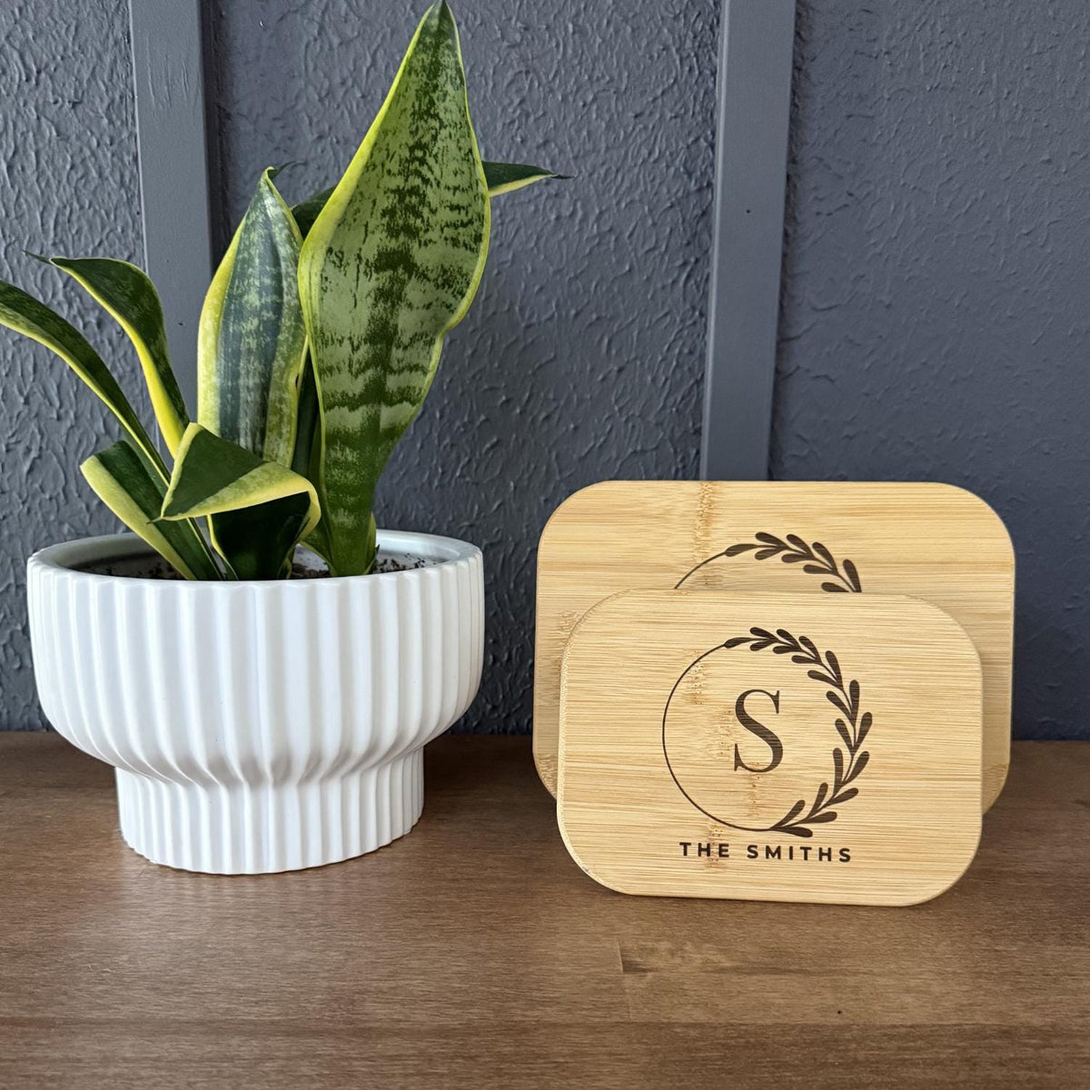 Glass Containers With Bamboo Lids