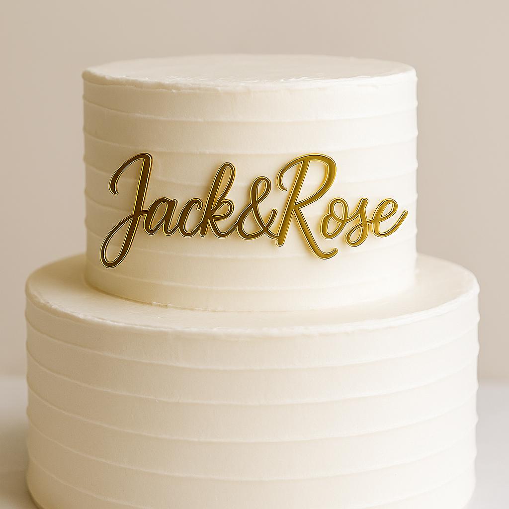 Custom Cake Charm Topper