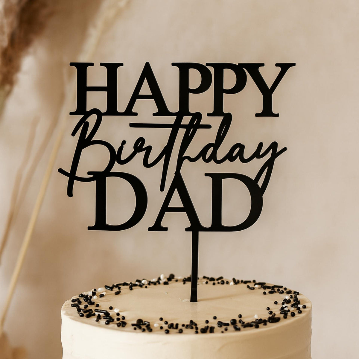 Personalized Birthday Cake Topper