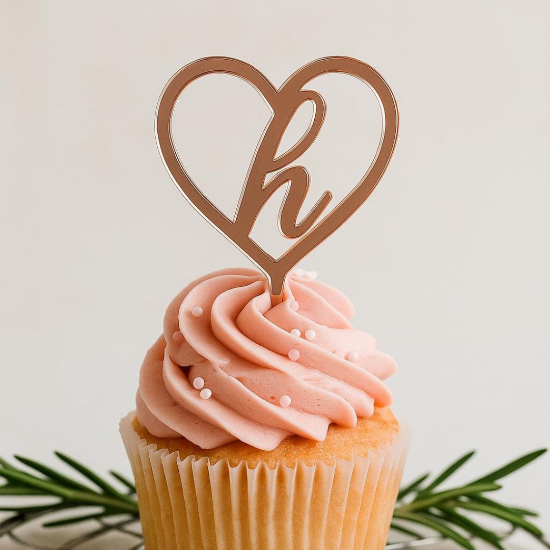 Custom Acrylic Cupcake Topper – Bundle Set