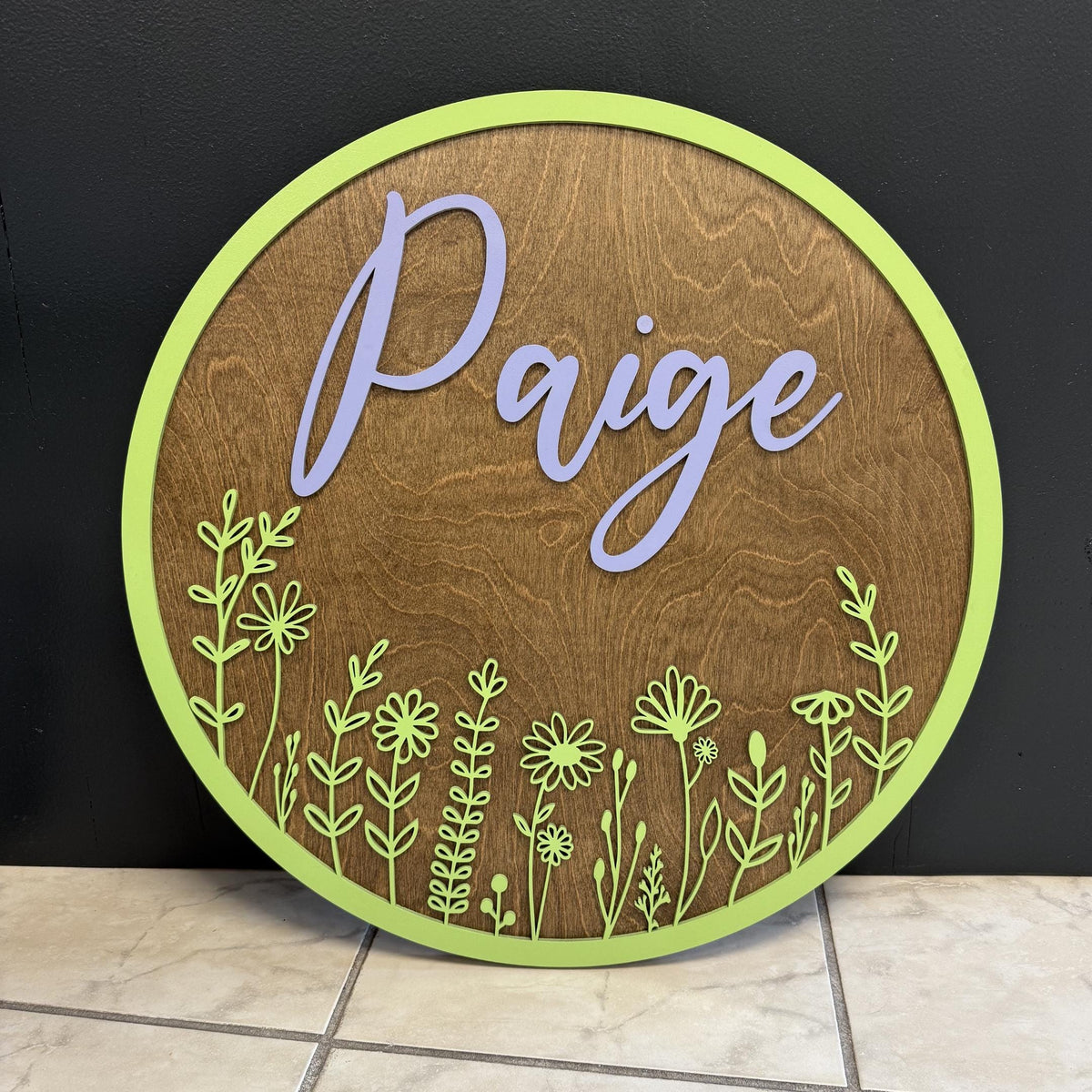 Personalized Nursery Wall Decor