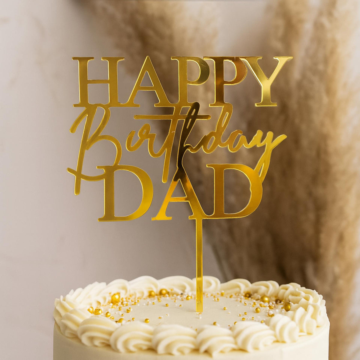 Personalized Birthday Cake Topper