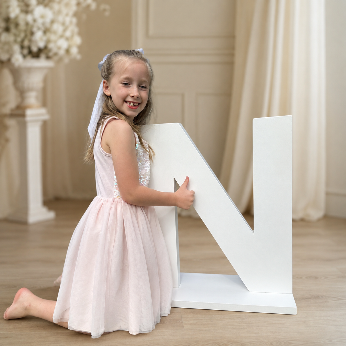Painted Standing Display Letters - Snap-Together 2-Piece