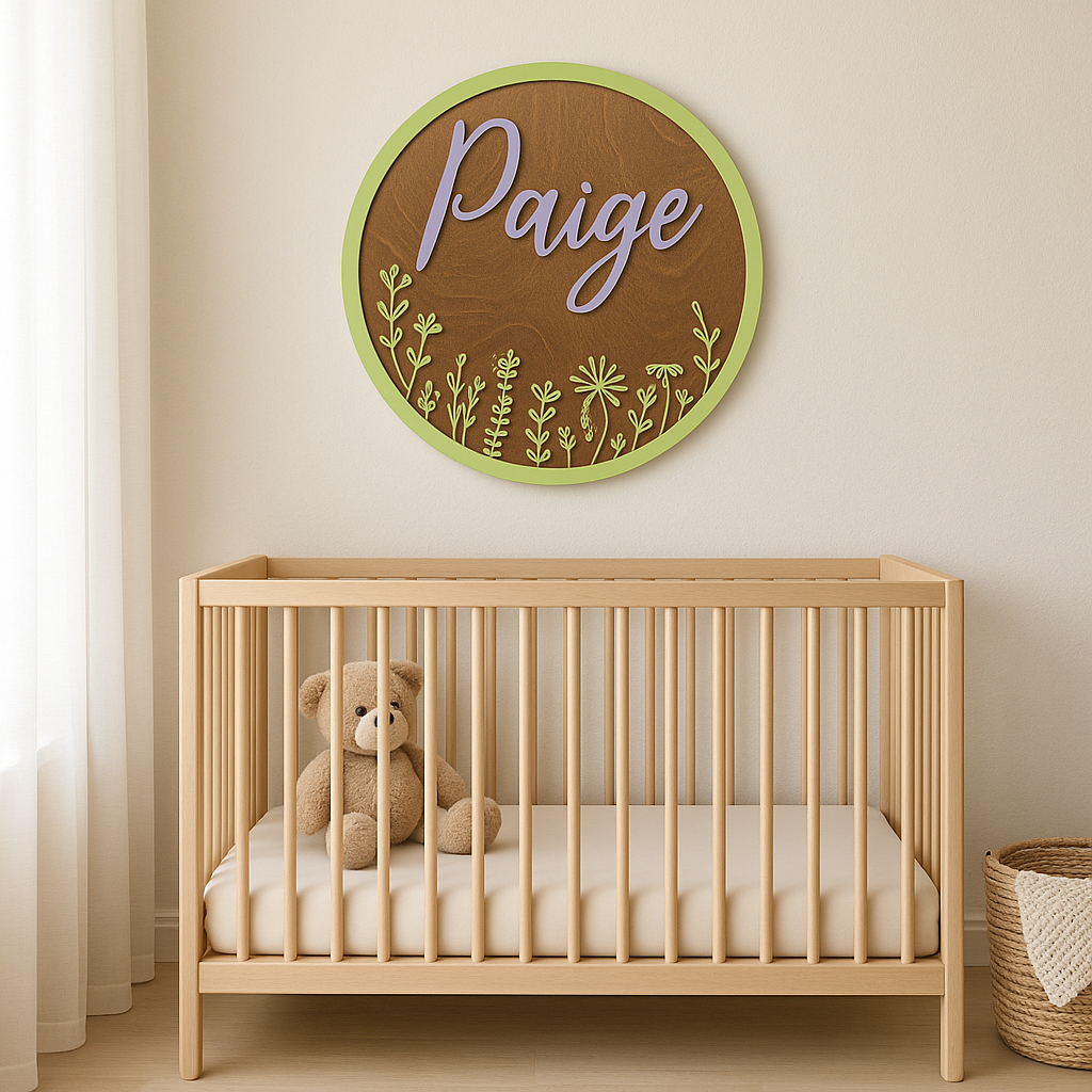 Personalized Nursery Wall Decor