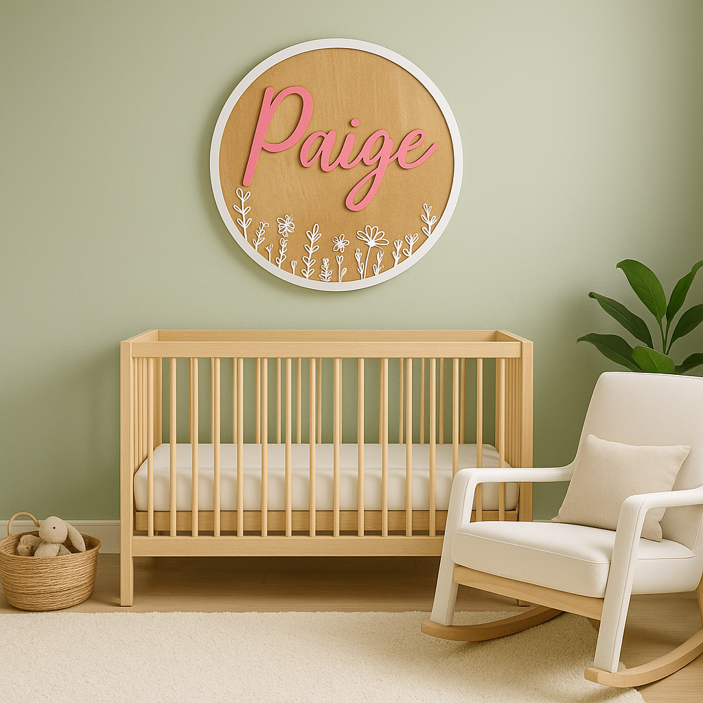 Personalized Nursery Wall Decor