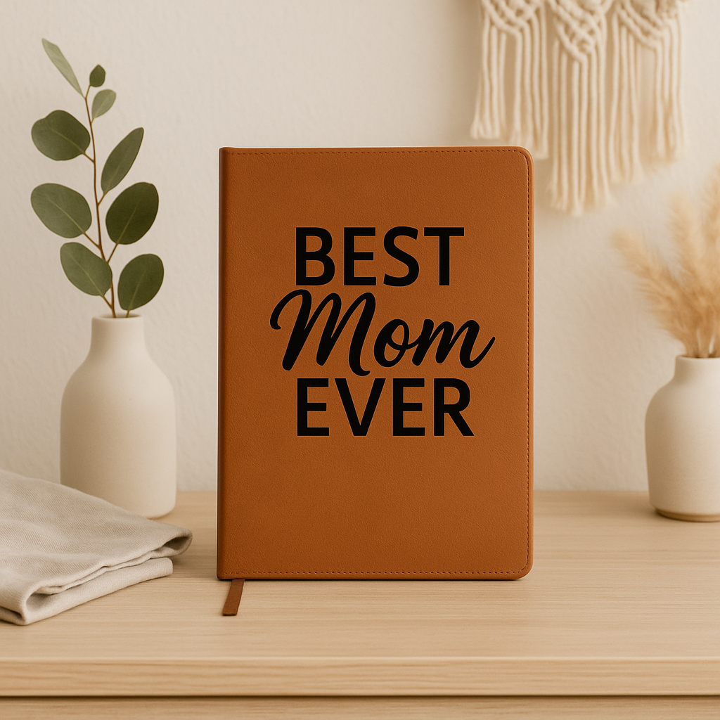 Custom Engraved Leatherette Notebook