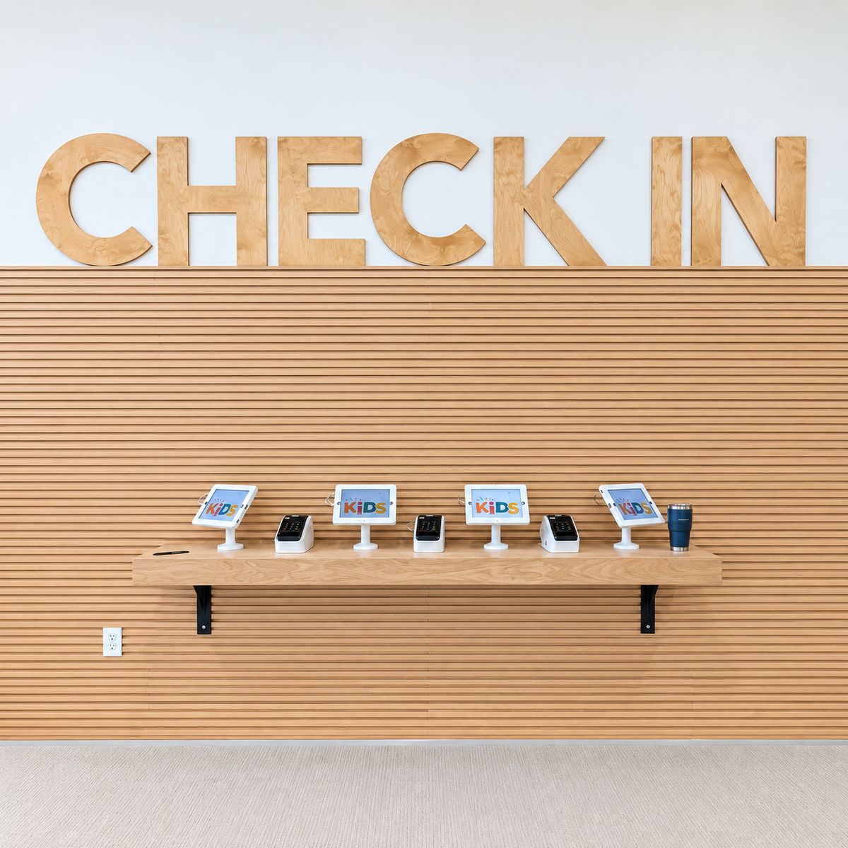 Custom Wood Words Measured by Width