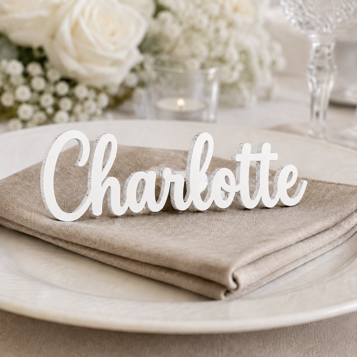 Painted Personalized Name Place Cards