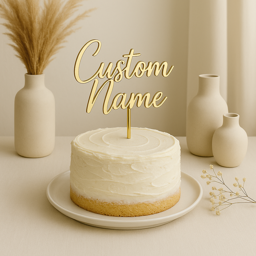Personalized Cake Topper