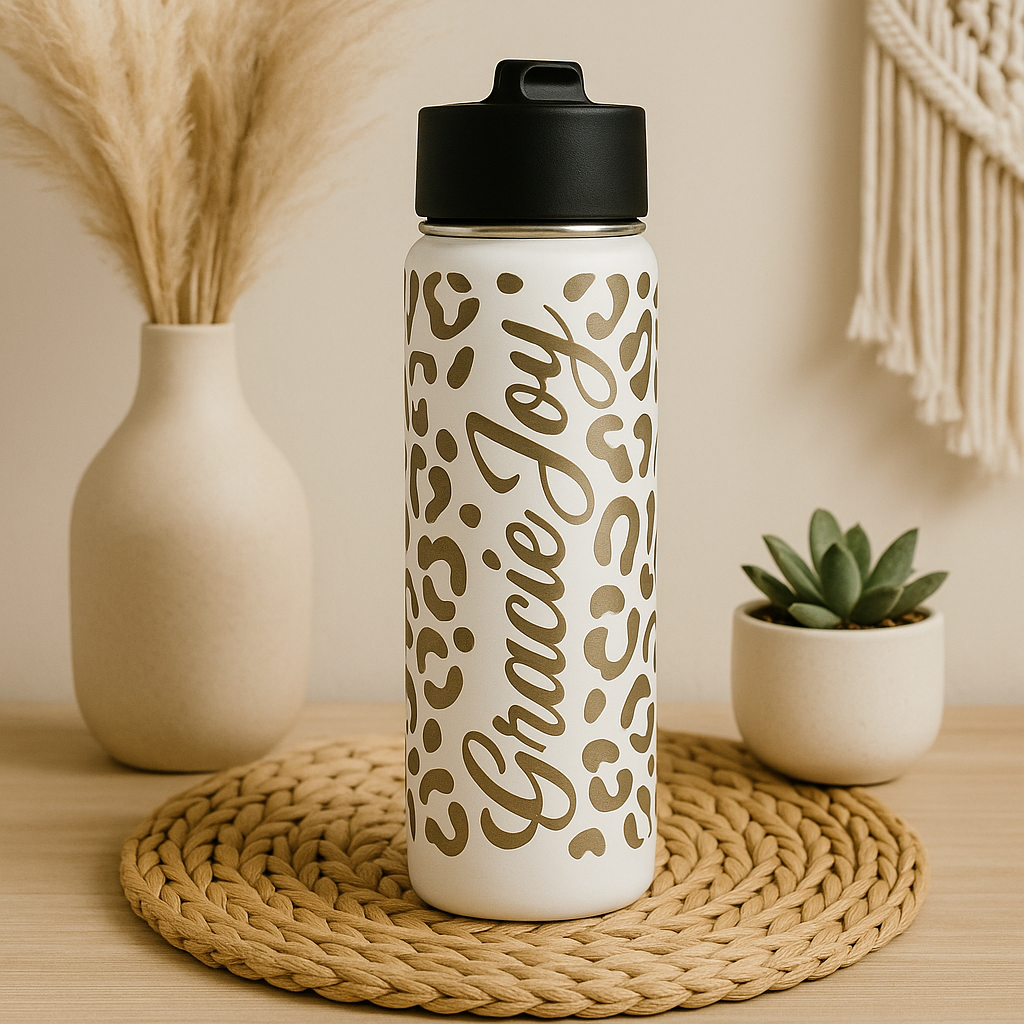 Personalized Wrapped Water Bottle
