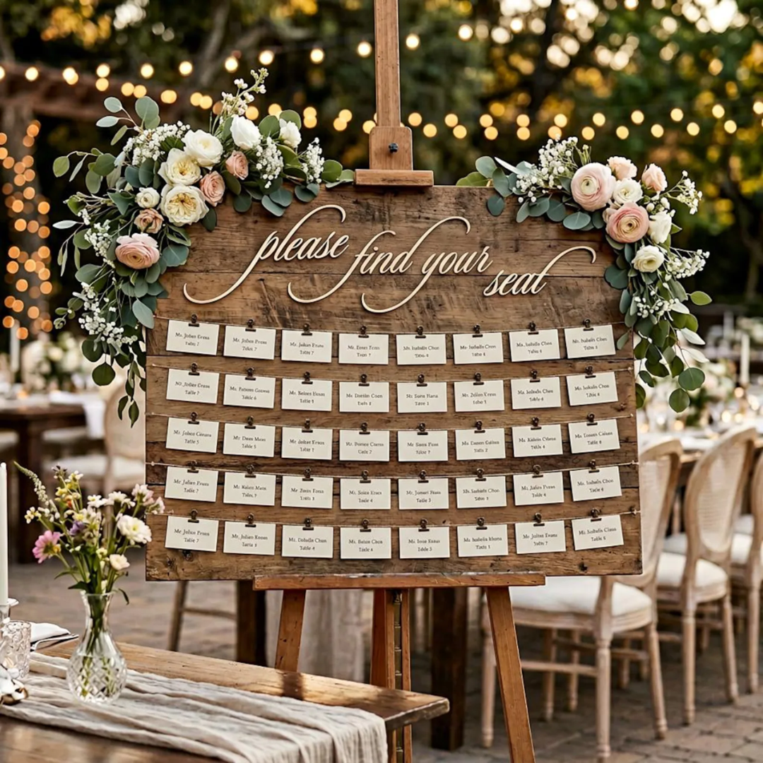 Custom Raw Wooden Wedding by Hello You Company