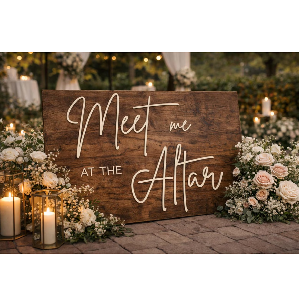 Custom Wooden Wedding Sign Letters, Rustic Wedding Décor