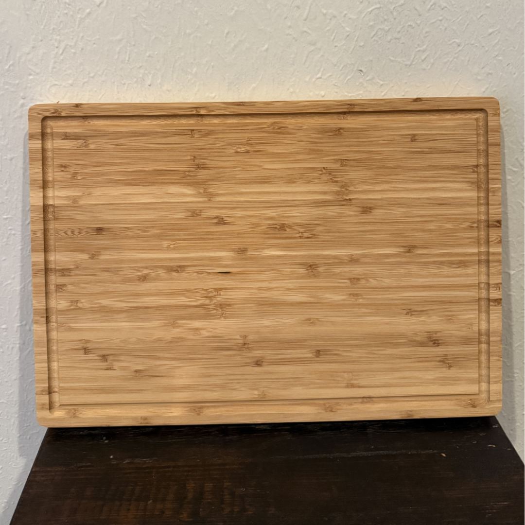 Engraved Logo Bamboo Cutting Board