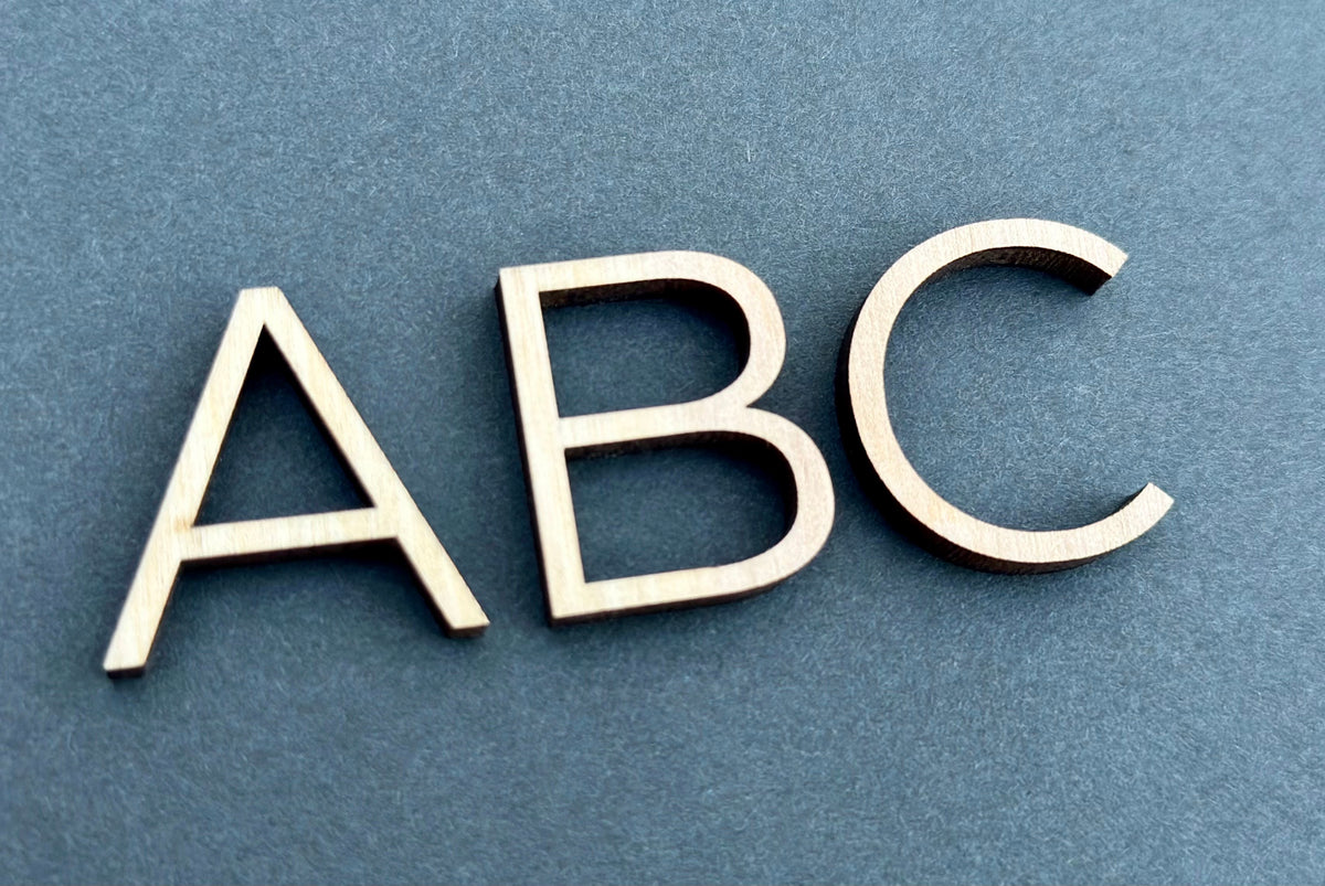 Custom Wood Letters & Numbers