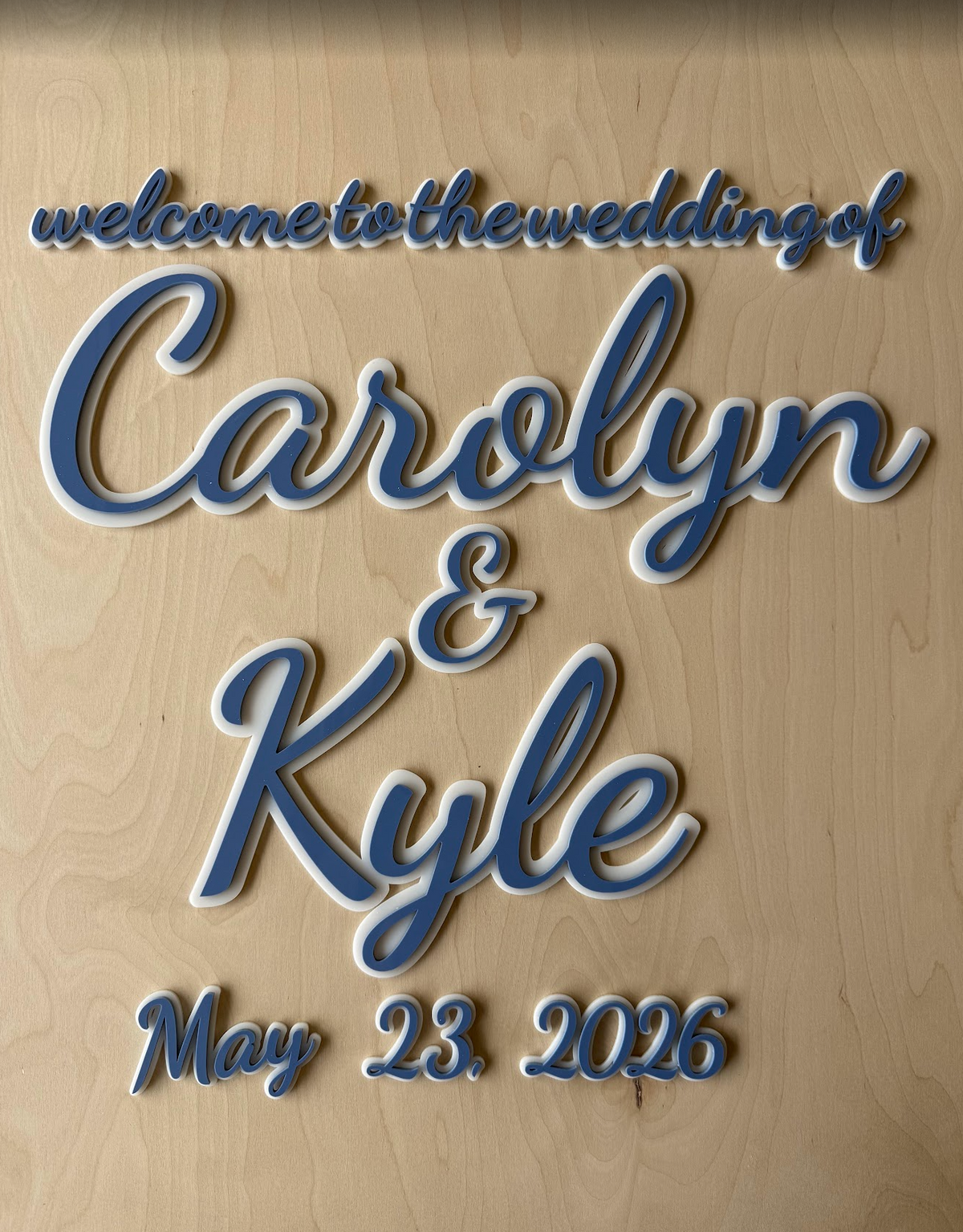 Custom Painted Wooden Wedding Sign Letters, Rustic Wedding Décor