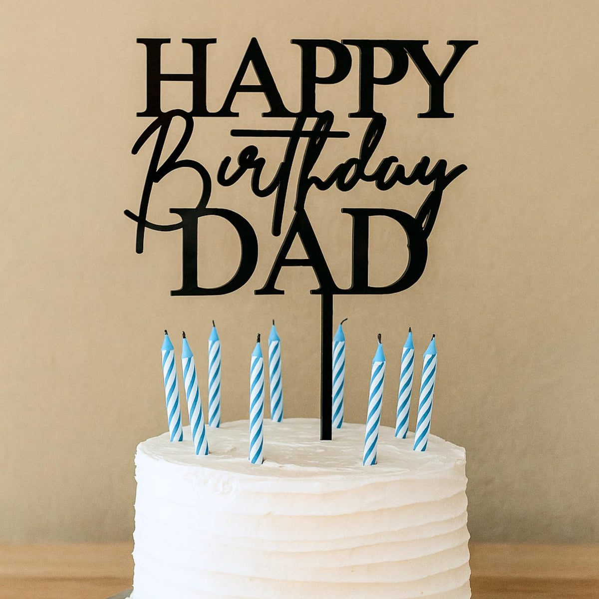 Personalized Birthday Cake Topper