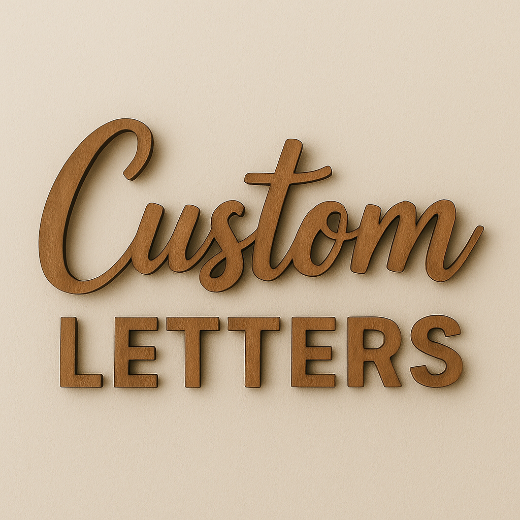 CUSTOM WOOD Letters &amp; Numbers
