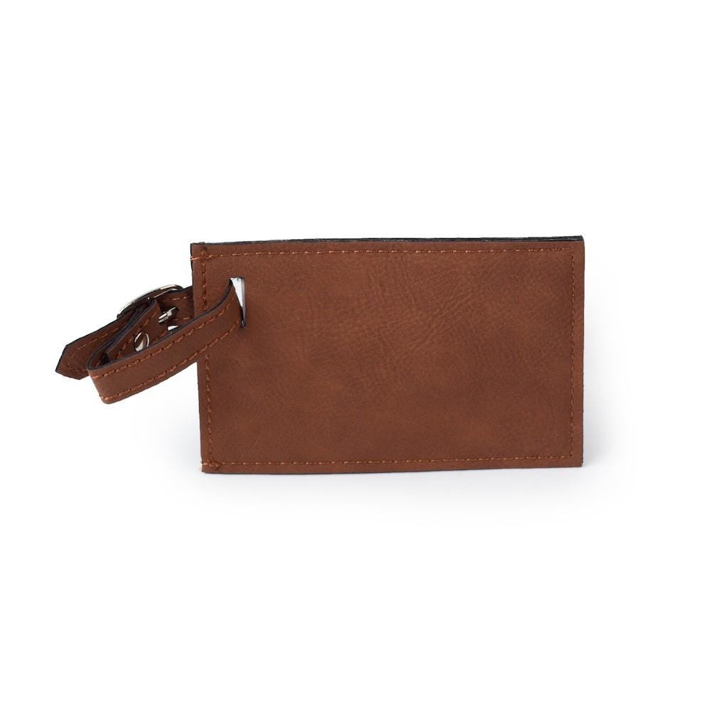 Custom Faux Leather Luggage Tag