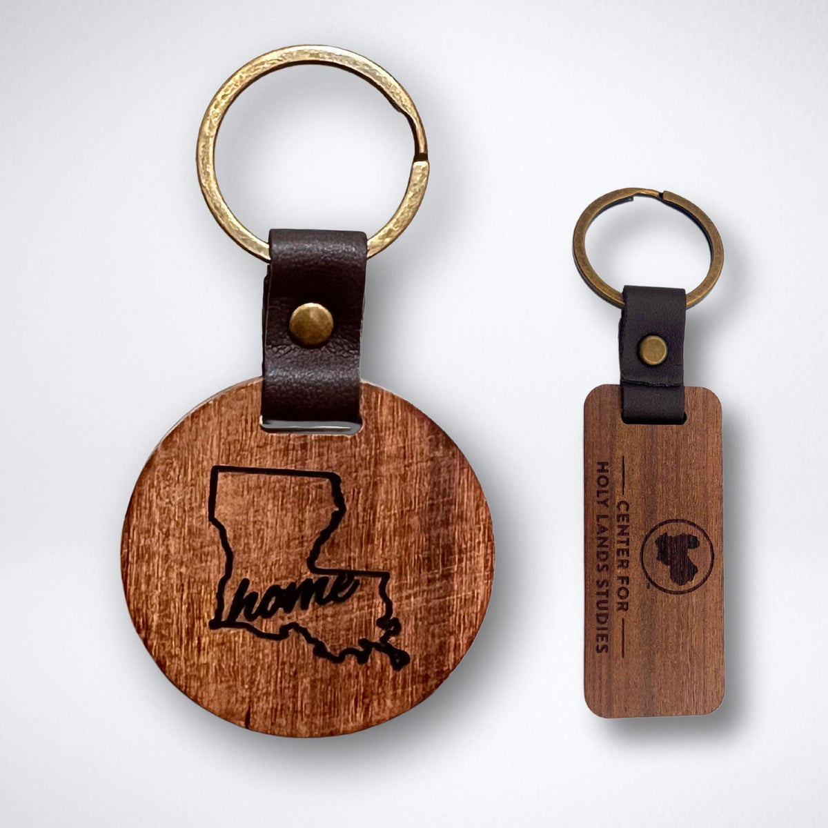 Personalized Engraved Wood Keychains