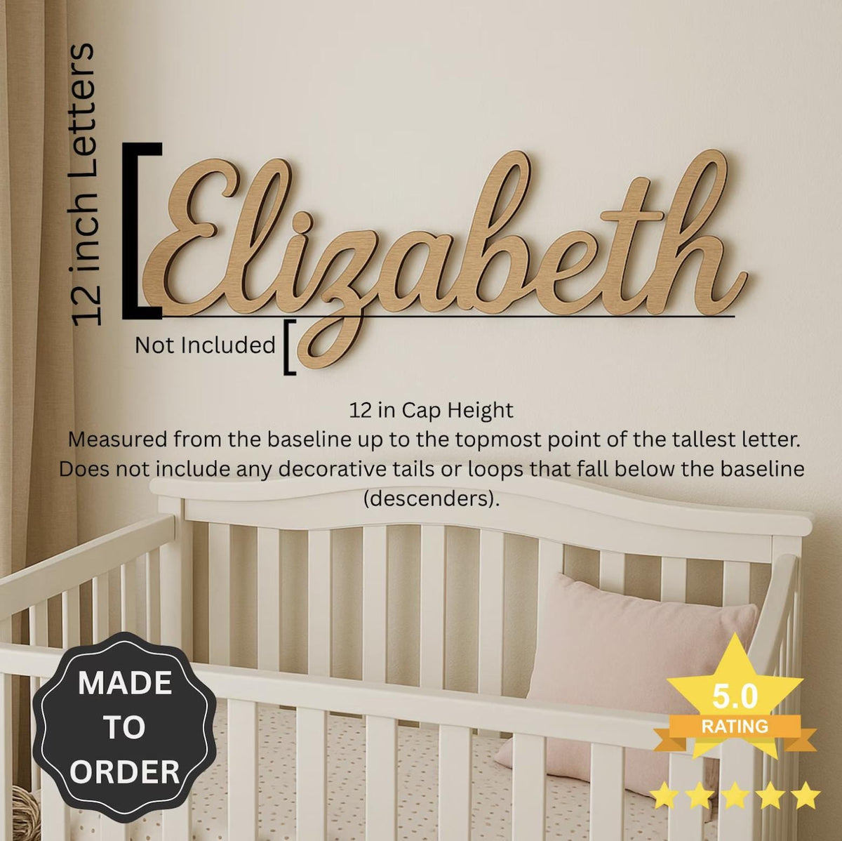 Wooden Personalized Name Sign