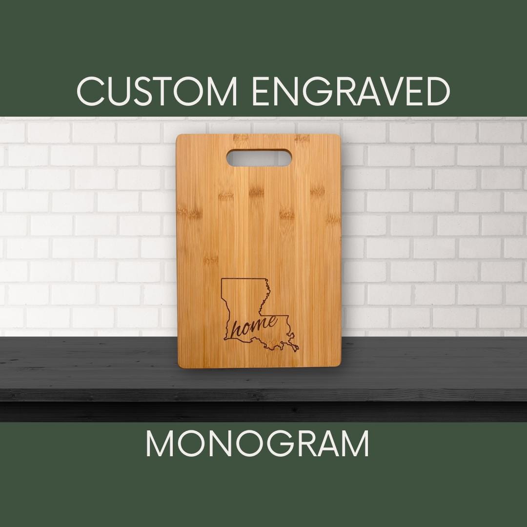 Engraved Logo Bamboo Cutting Board