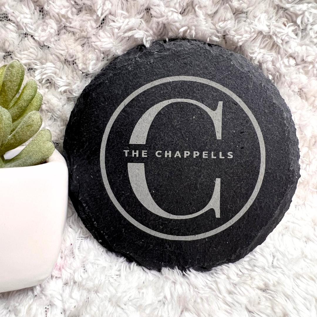 Engraved Slate Coasters