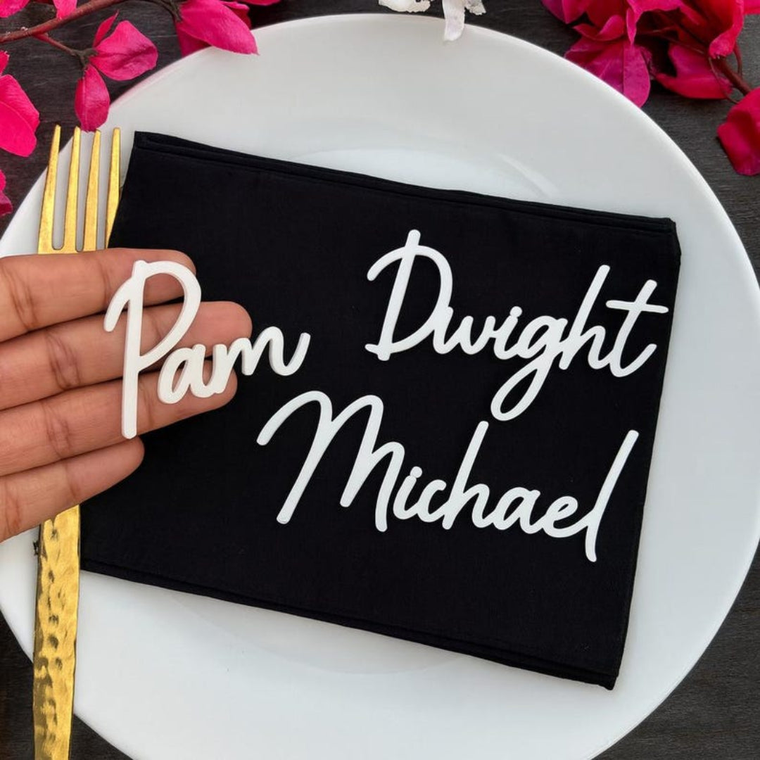 Personalized Name Place Cards