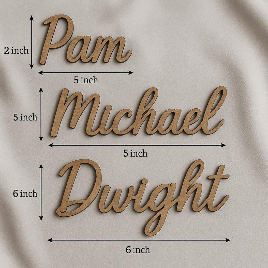 Personalized Name Place Cards